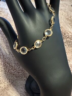 Vintage Monet crystal bracelet